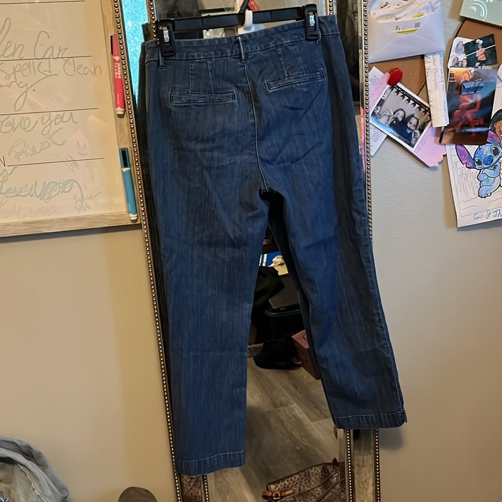 White House Black Market Blue Ankle Cropped Jeans size 4 - Picture 6 of 6